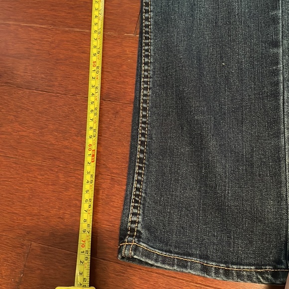 Levi’s jeans high rise slim fit Sz 28 W 39 Length dark wash - Picture 7 of 8